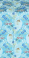 Majestic Garden metallic brocade (blue/silver)