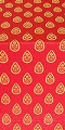 Doubna brocade (metallic brocade) (red/gold)