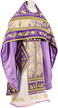 Embroidered Russian Priest vestments - Chrysanthemum (violet-gold)