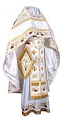 Embroidered Russian Priest vestments - Chrysanthemum (white-gold)
