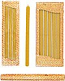 100% Pure beeswax 11-inch candle - Jerusalem