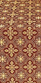 Rus' metallic brocade (claret/gold)