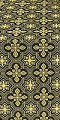 Rus' metallic brocade (black/gold)