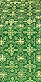 Rus' metallic brocade (green/gold)