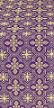 Rus' metallic brocade (violet/gold)
