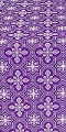 Rus' metallic brocade (violet/silver)