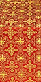 Rus' metallic brocade (red/gold)
