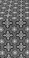 Rus' metallic brocade (black/silver)