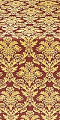 Vazon metallic brocade (claret/gold)
