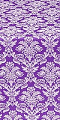 Vazon metallic brocade (violet/silver)