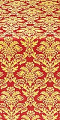 Vazon metallic brocade (red/gold)