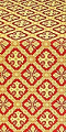 Canon metallic brocade (red/gold)