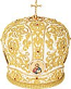 Mitres: Embroidered Bishop mitre no.503