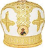 Mitres: Embroidered Bishop mitre no.77
