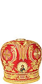 Mitres: Embroidered Bishop mitre no.84