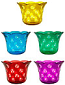 Church votive glass no.14 (applique) (250 mL)