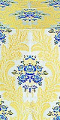 Justinian Bouquet Greek metallic brocade (white/gold with blue)