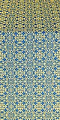 Dormition metallic brocade (blue/gold)