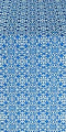 Dormition metallic brocade (blue/silver)