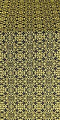 Dormition metallic brocade (black/gold)