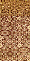 Dormition silk (rayon brocade) (claret/gold)
