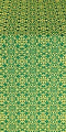 Dormition silk (rayon brocade) (green/gold)