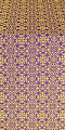 Dormition silk (rayon brocade) (violet/gold)