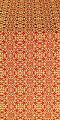 Dormition silk (rayon brocade) (red/gold)