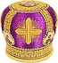 Embroidered mitre no.126