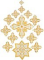 Hand-embroidered crosses - P02