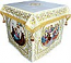 Holy table vestments - 2 (white-gold)