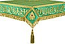 Embroidered Holy table cover no.1 (br.) (green-gold)