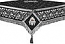 Embroidered Holy table cover no.10 (black-silver)