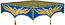 Embroidered Holy table cover no.13 (blue-gold)