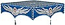 Embroidered Holy table cover no.13 (blue-silver)