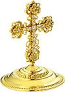 Jewelry mitre cross - A623 (gold-gilding)