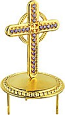 Jewelry mitre cross - A452 (gold-gilding)