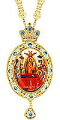 Jewelry Bishop panagia (encolpion) - A650-2 (gold-gilding)