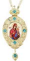 Jewelry Bishop panagia (encolpion) - A874 (silver-gilding)