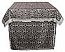 Altar Table vestments - brocade B (black-silver)