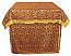 Altar Table vestments - brocade BG6 (claret-gold)