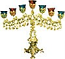 Seven-branch candelabrum - 724