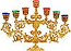 Seven-branch candelabrum - 753