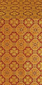 Pavlov Pokrov metallic brocade (claret/gold)