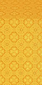 Pavlov Pokrov silk (rayon brocade) (yellow/gold)