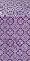Pavlov Pokrov silk (rayon brocade) (violet/silver)