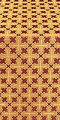 Pokrov silk (rayon brocade) (claret/gold)