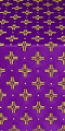 Bishop silk (rayon brocade) (violet/gold)