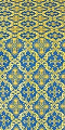 Nikolaev silk (rayon brocade) (blue/gold)