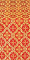 Nikolaev silk (rayon brocade) (red/gold)